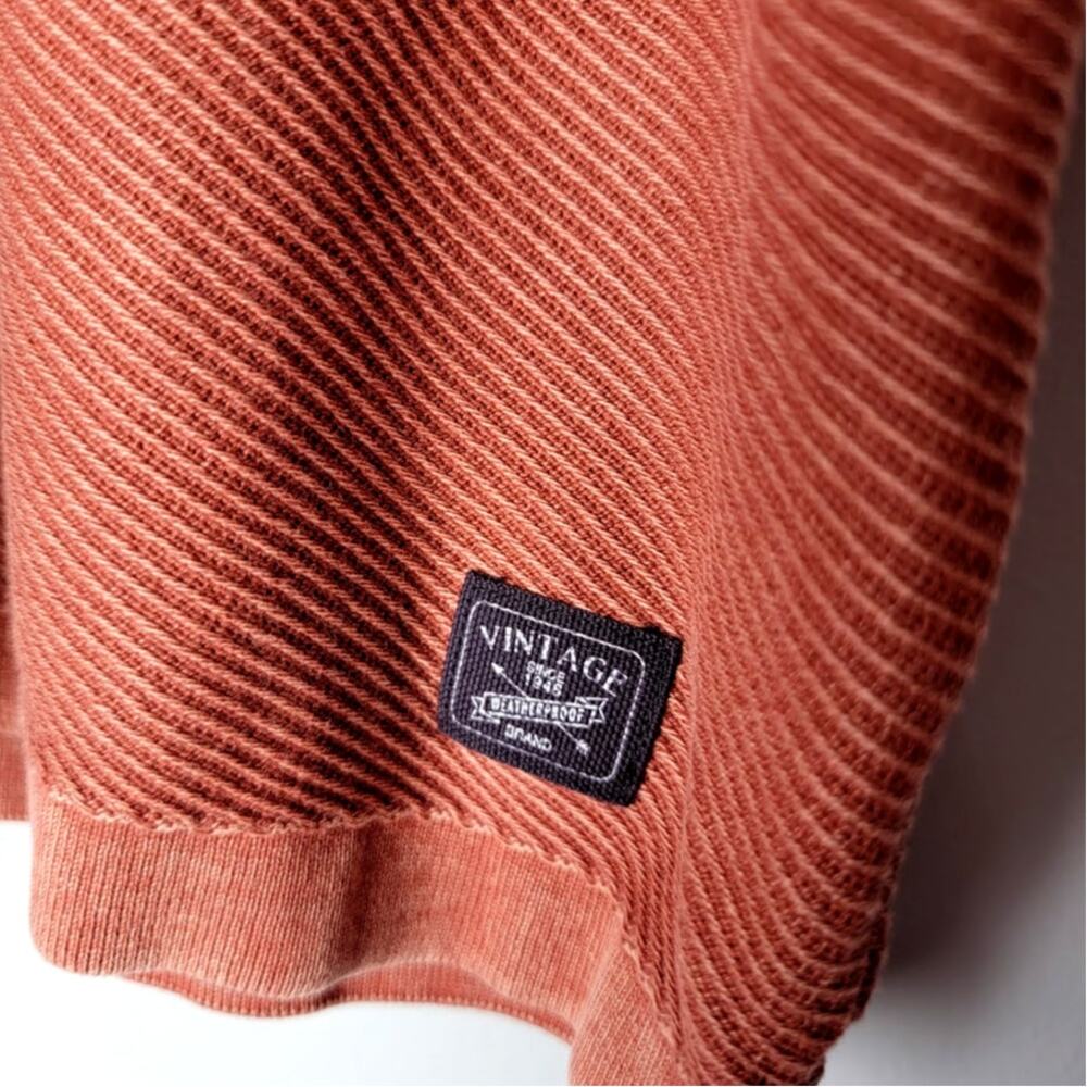Weatherproof Vintage Terracotta Cotton Shirt XL Long Sleeve Rustic Casual Work - Picture 4 of 9